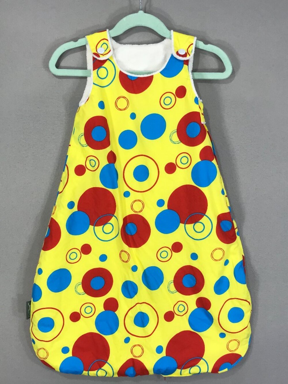 CoZibug Baby Sleeping Sack Infant 3-12 Months Yellow Blue Red Button Up Zip Soft